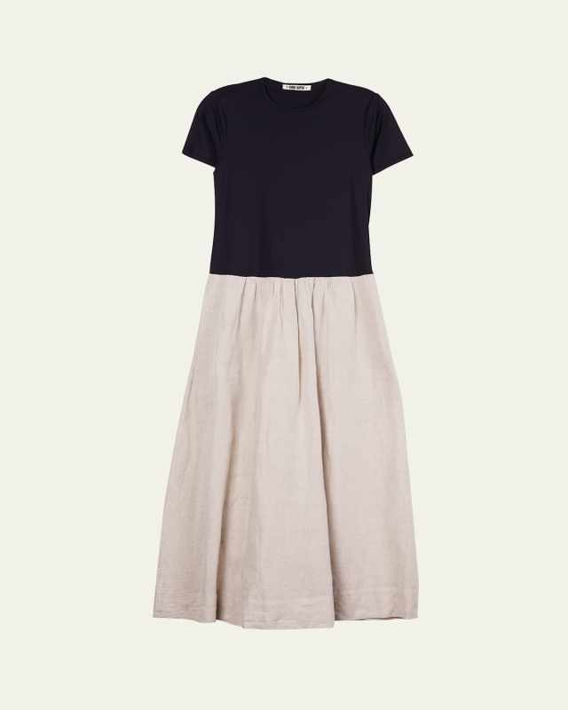Diya Short-Sleeve Midi Dress